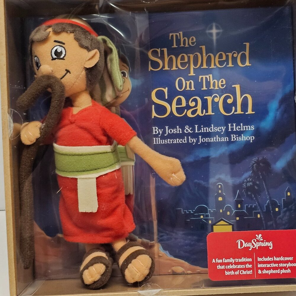 Shepherd on The Search Doll Day Spring Story Book Nativity Christmas Story Gift